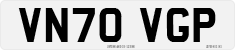 License plate of the United Kingdom, 2001 year system