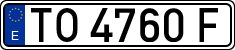License plates of Spain, 1971 year series