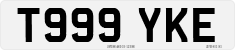 License plate of the United Kingdom, 1983 year system