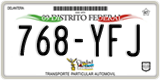 Mexico City (DF), Cars (000-AAA)