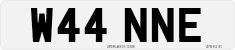 License plate of the United Kingdom, 1983 year system