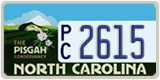 North Carolina, Specialty plates (A/B XXXX)