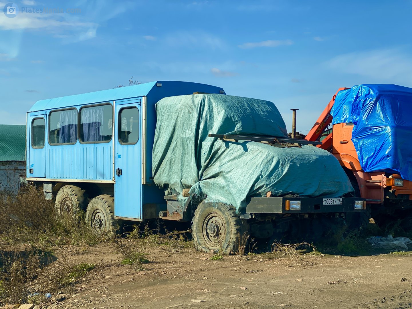 т 008 тк 197, Ural (UralAZ) 3255 3255, Plastic Cab, 2009–2014