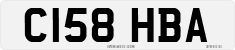 License plate of the United Kingdom, 1983 year system