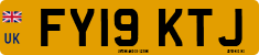 License plate of the United Kingdom, 2001 year system