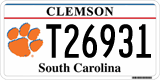 South Carolina, Specialty plates (A12345 / AB12345)