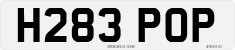 License plate of the United Kingdom, 1983 year system