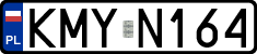 License plates of Poland, Regular car plates