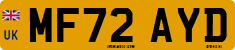 License plate of the United Kingdom, 2001 year system