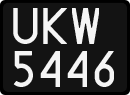 License plates of Poland, 1976 year system
