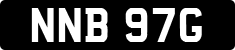License plate of the United Kingdom, 1963 year system