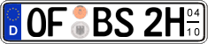 German license plate, Seasonal plates (Oldtimers)