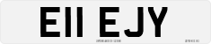 License plate of the United Kingdom, 1983 year system