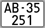 License plates of Spain, 1900 year series