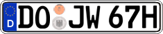 German license plate, Plates for oldtimers (type 