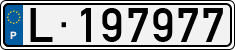 License plate of Portugal, Trailers