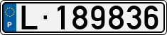 License plate of Portugal, Trailers