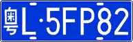 License plate of China, Cars