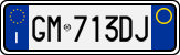 License plate of Italy, Cars (1994 year series)