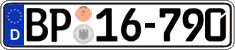 German license plate, Authorities and federal agencies