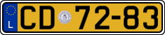 License plate of Luxembourg, Diplomatic