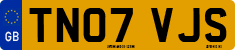 License plate of the United Kingdom, 2001 year system