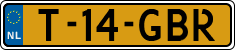 License plate of the Netherlands, Agricultural vehicles