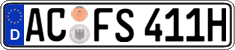 German license plate, Plates for oldtimers (type 