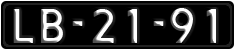 License plate of Portugal, Regular plates