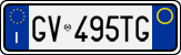 License plate of Italy, Cars (1994 year series)