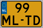 License plate of the Netherlands, Motorcycles