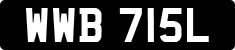 License plate of the United Kingdom, 1963 year system