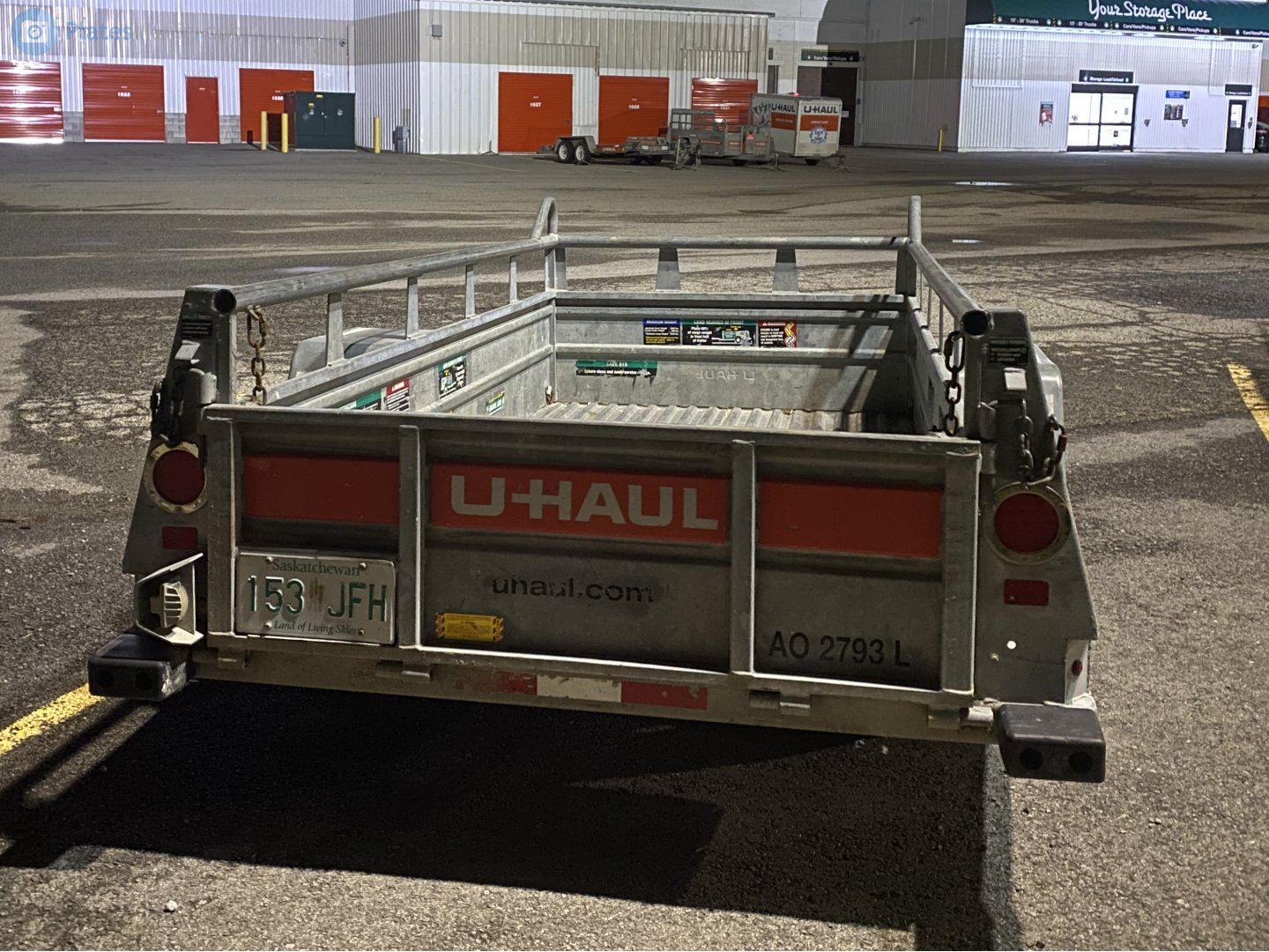 153 JFH, U-Haul 5' x 8' Utility Trailer (AO) 