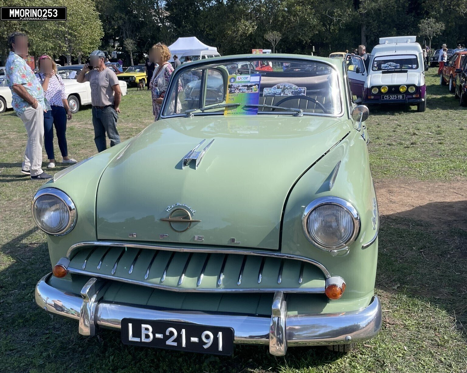 LB-21-91, Opel Olympia 3rd gen Rekord Cabrio-Limousine, 1953–1957