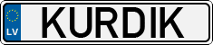 License plate of Latvia, Vanity Plates