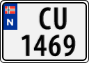 License plate of Norway, Trailers, motorcycles, special vehicles