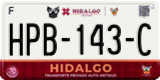 Hidalgo, Cars (AAA-000-A)