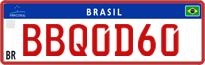 License plate of Brazil, Commercial vehicles (Mercosul)
