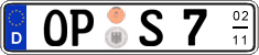 German license plate, Seasonal plates
