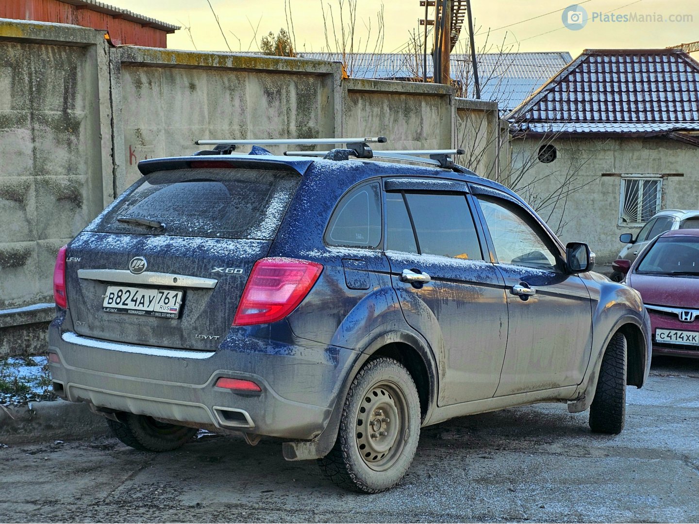в 824 ау 761, Lifan X60 1st gen, facelift, 2016–2018