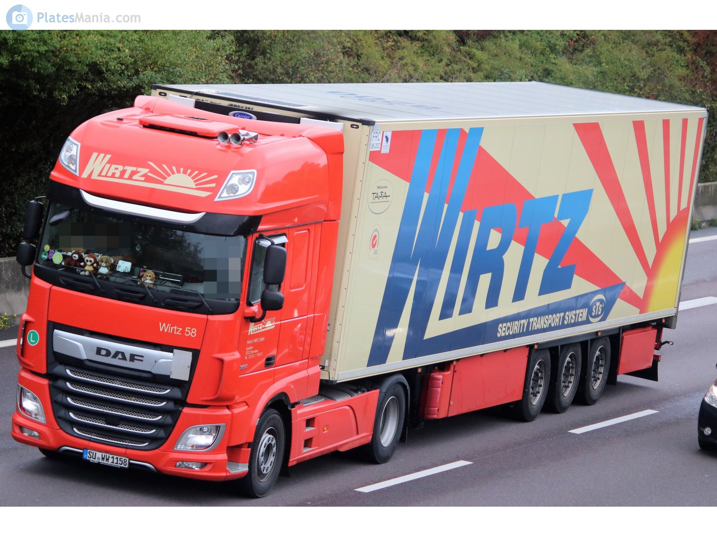 SU WW 1158, DAF XF 4th gen, facelift, 2017–