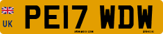 License plate of the United Kingdom, 2001 year system