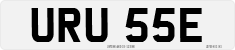 License plate of the United Kingdom, 1963 year system