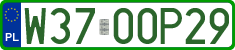 License plates of Poland, Professional plates