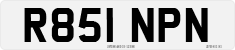License plate of the United Kingdom, 1983 year system