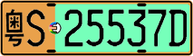 License plate of China, Electric vehicles