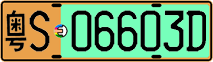 License plate of China, Electric vehicles
