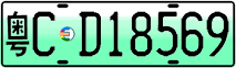 License plate of China, Electric vehicles