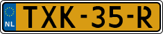 License plate of the Netherlands, Agricultural vehicles