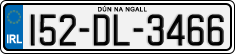 License plate of Ireland, Regular plates